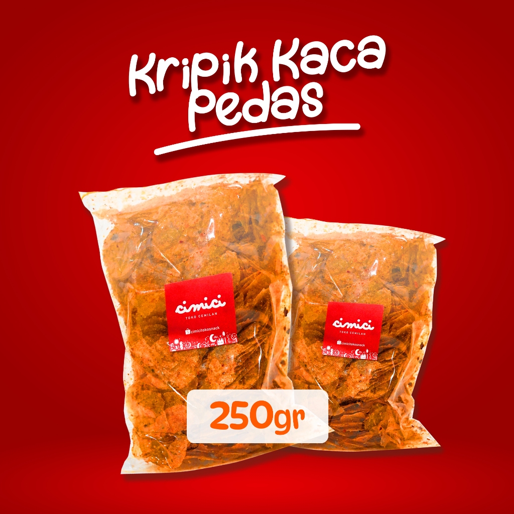 

Keripik Kaca Pedas 250 gr