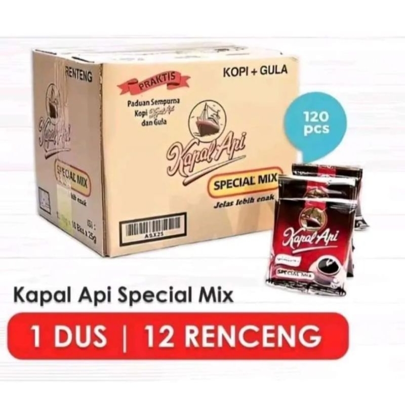 Kopi Kapal Api Special Mix 1 Karton