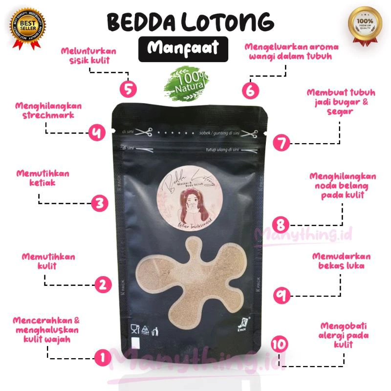 BEDAK LOTONG BEDDA LOTONG BUGIS LULUR BEDAK LOTONG