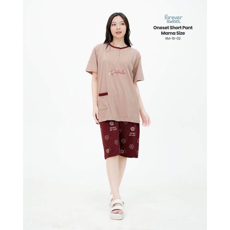 FOREVER SWEET 3/4 Mama Size Regular Baju Tidur Forever Standar