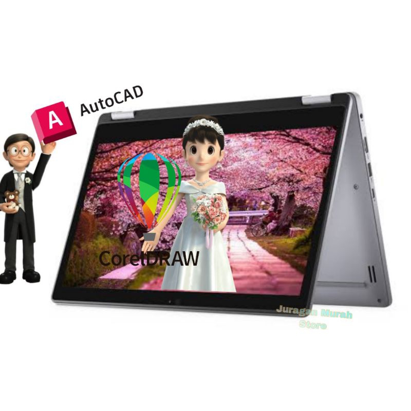1,5Kg Dell 2in1 touchscreen i5 GEN8 16/512 Nvme