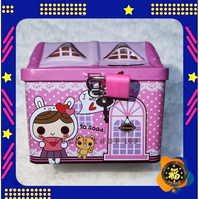 Celengan Motif Rumah | Celengan Kunci