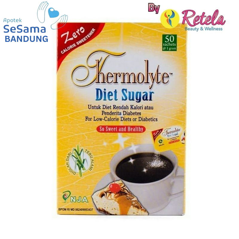 

THERMOLYTE DIET SUGAR 1 BOX ISI 50 SACHET
