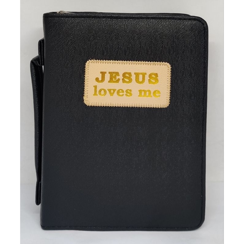 

SAMPUL ALKITAB KECIL MOTIF JESUS LOVES ME