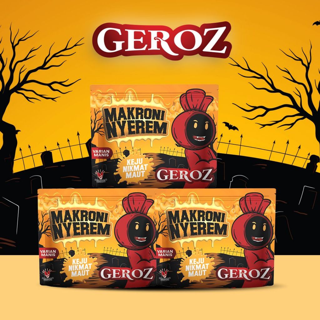 

RB Geroz - Makroni Nyerem - Varian Manis Rasa Keju Nikmat isi 3