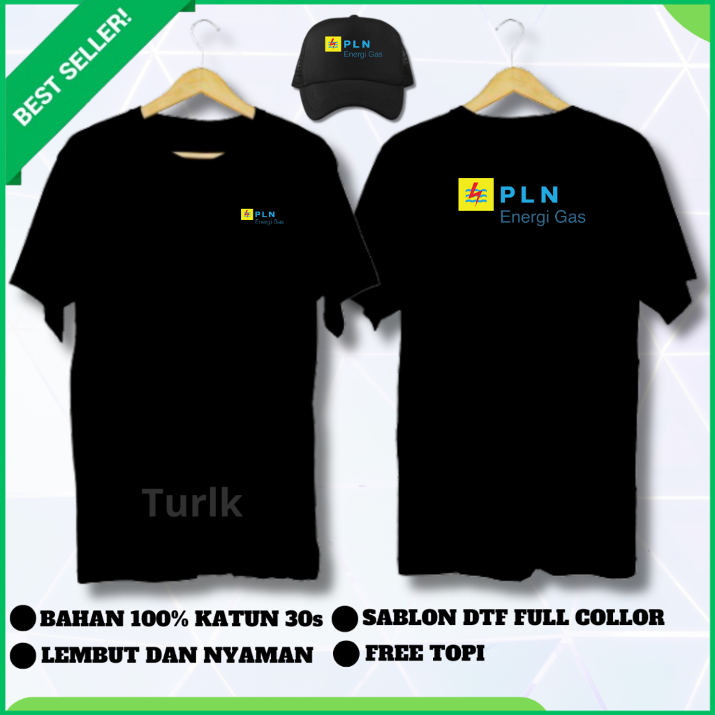 Kaos PLN ENergi Gas Tshirt PLN Energi Gas Custom