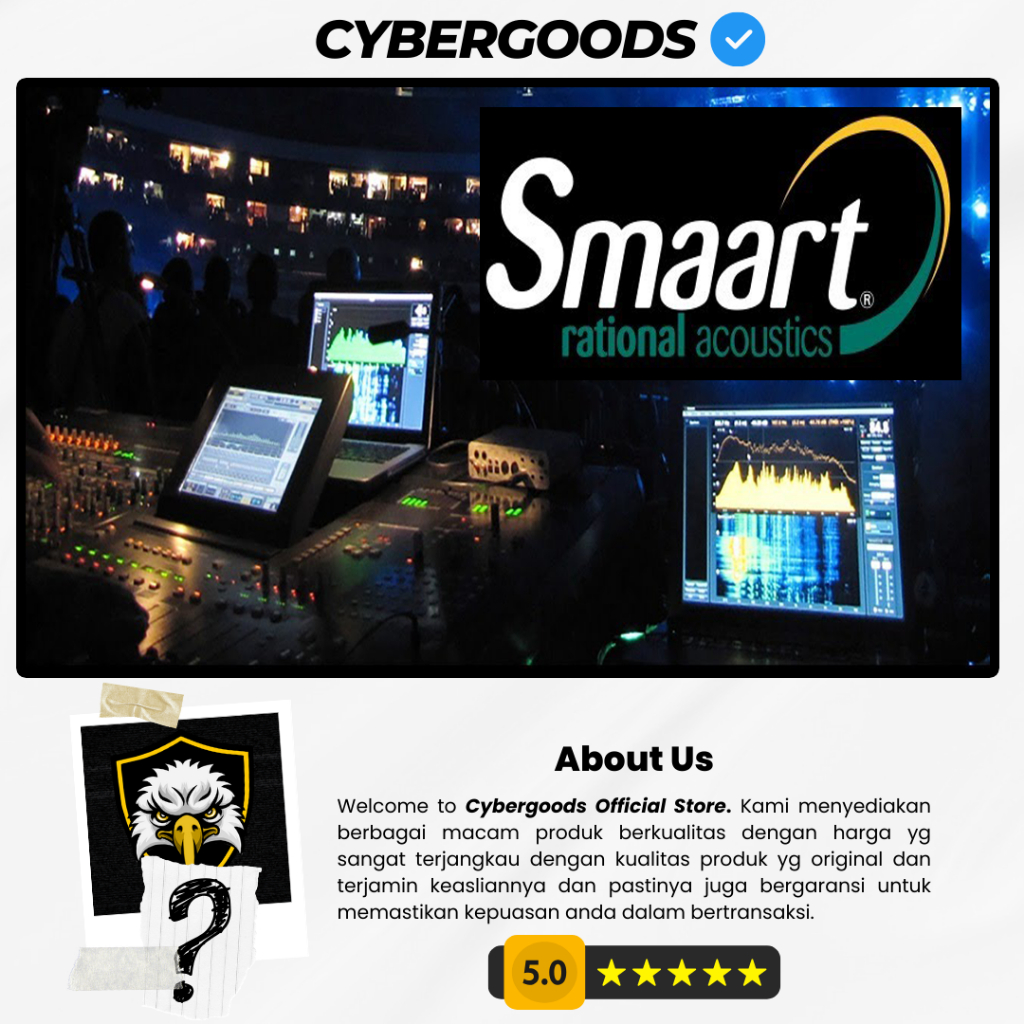 Software Rational Acoustics Smaart Live 9 8 7 Sma Art Suite Aplikasi Audio Editing Akustik Tools