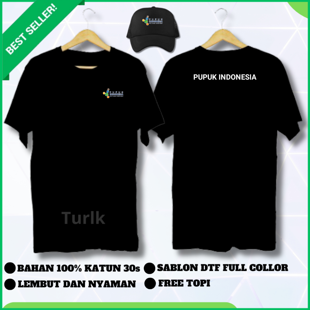 Kaos Pupuk Indonesia Tshirt Pupuk Indonesia Custom