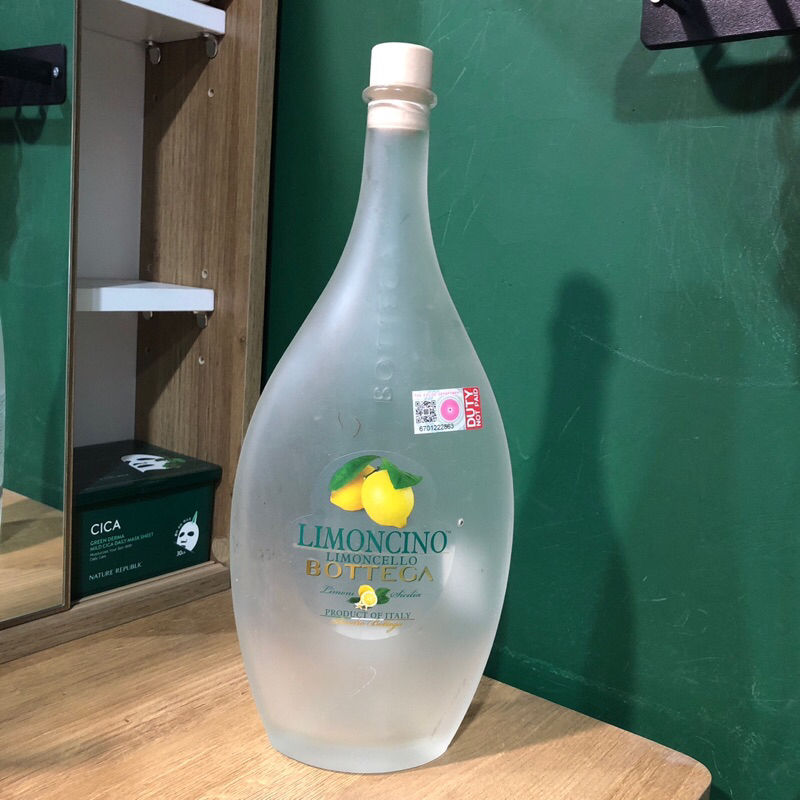 Botol Limoncino Bottega liquer whisky botol bekas minuman keras alkohol