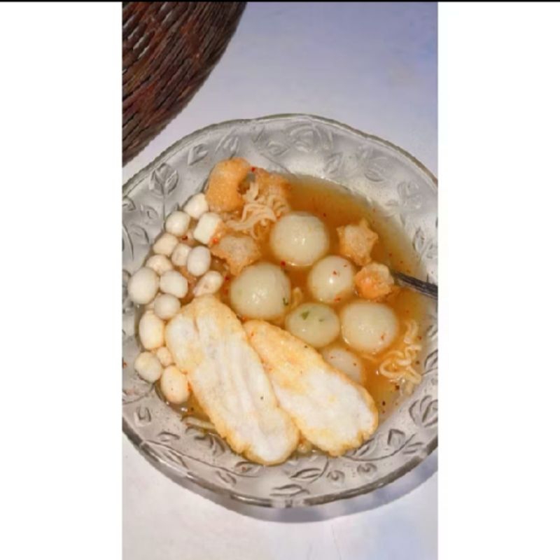promo 1 Bungkus baso Aci instan enak komplit isi 6 butir baso Aci pedas