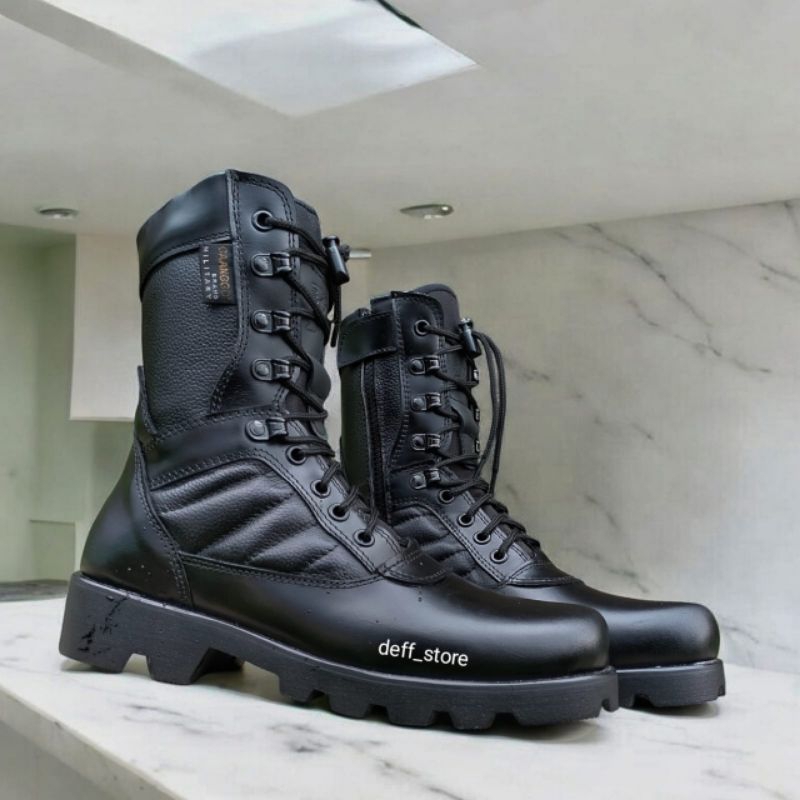 Caanggo - Sepatu PDL Kulit Asli Model Raider Original Caanggo Military
