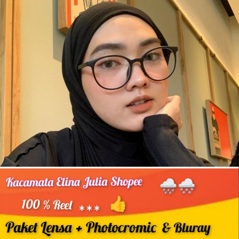FRAME KACAMATA LENTUR OVL 8075  PAKET KACAMATA MINUS FREE LENSA PHOTOCROMIC