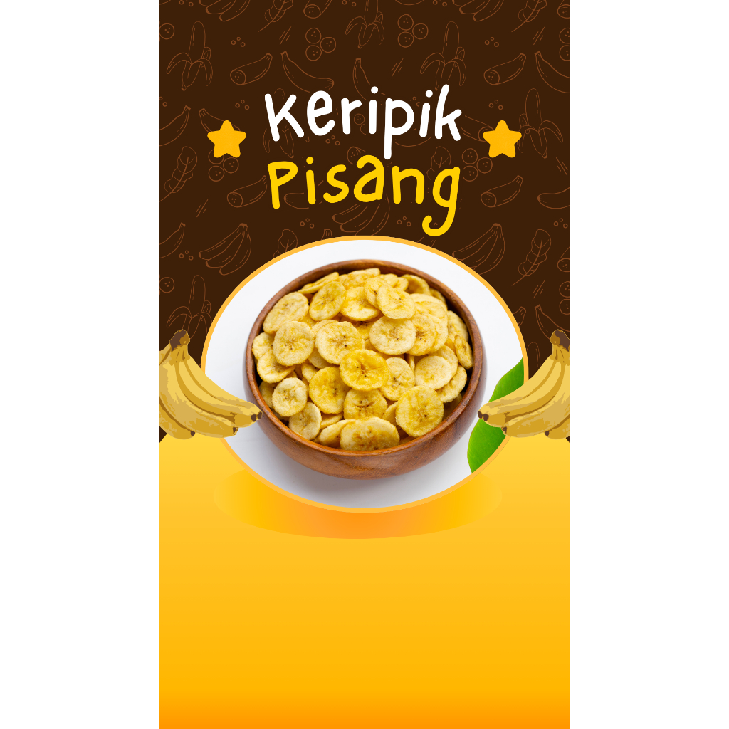 

krpik pisang original manis