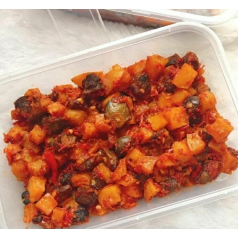 

SAMBAL GORENG KENTANG ATI AMPELA 400GR DAN 2 PASANG ATI AMPELA