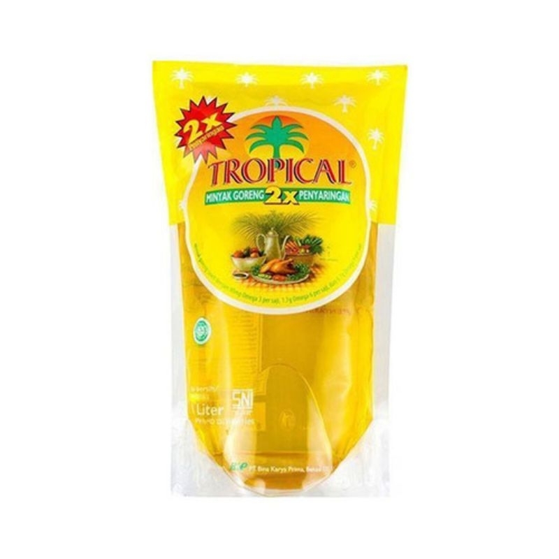 

Minyak goreng Tropical 1 liter | 2 liter