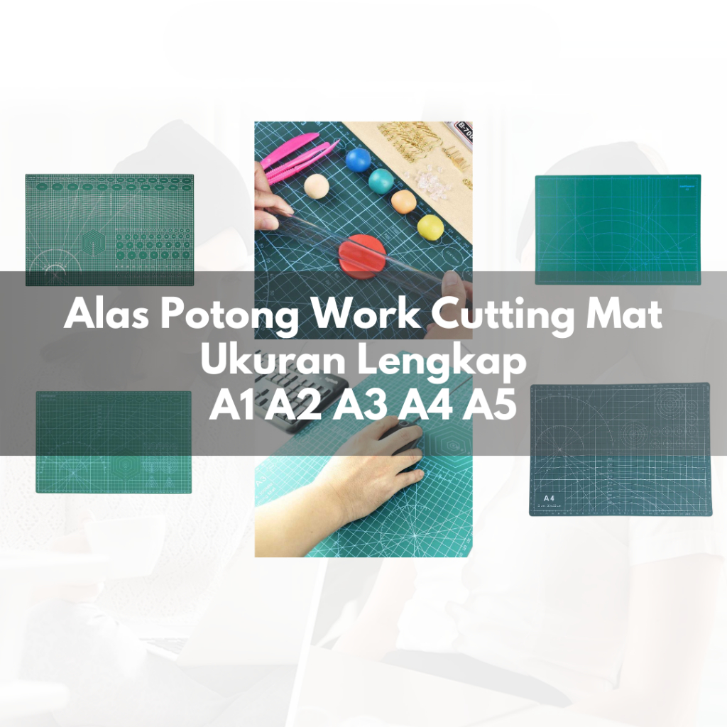 

MKKK Alas Potong Cutter Work Cutting Mat Pad Anti Slip Ukuran A1 A2 A3 A4 A5 Lengkap APYTC2