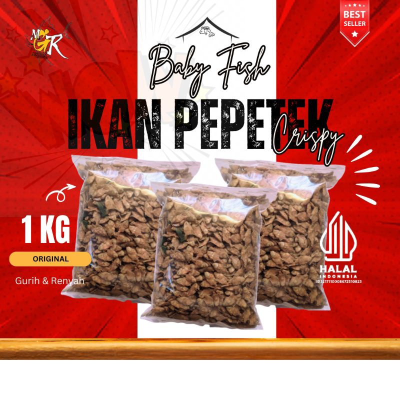 

Ikan pepetek crispy baby fish 1kg
