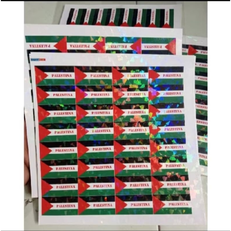 

ISI 10 PCS STIKER PIPI BENDERA PALESTINA