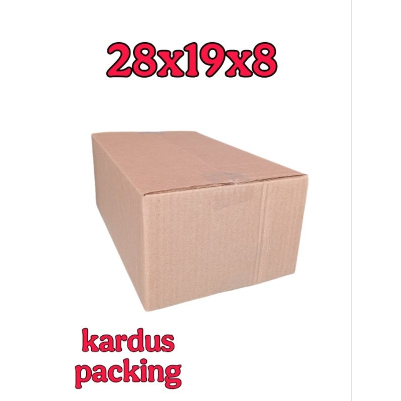 

kardus packing UK 28x19x8 kardus besar