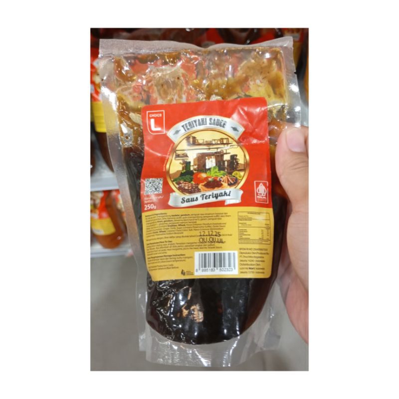

CHOICE L SAUS TERIYAKI 250GR ISI 5 PCS