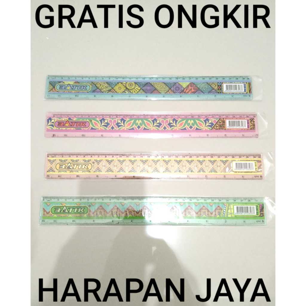 

Penggaris Garisan Batik 30 cm