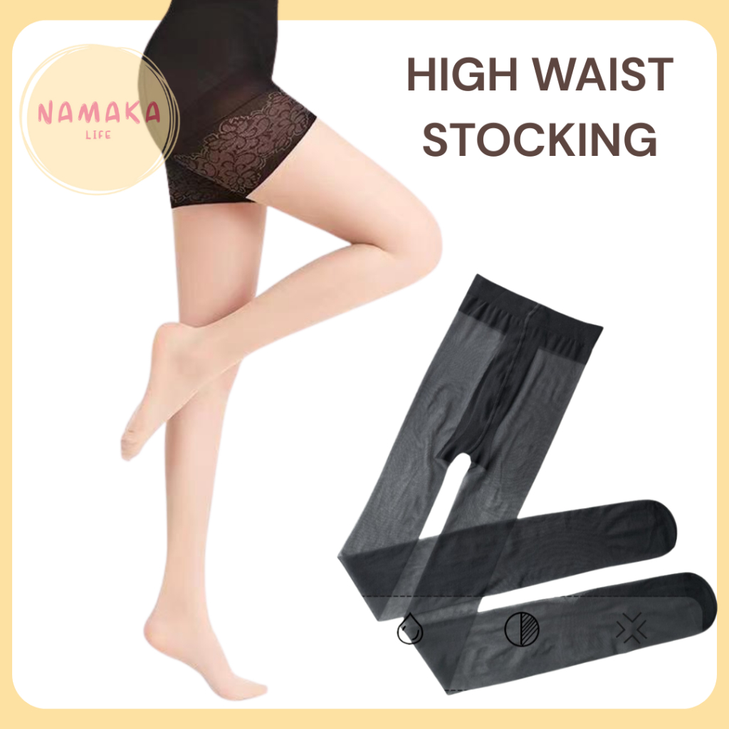[N.L] STOCKING HALF SETENGAH BODY BADAN WANITA BENTUK PANTS CELANA BAGUS FULL SAMPAI UJUNG KAKI NILO