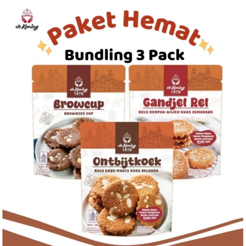 

Paket Hemat 3 Pouch de Koning Khas Semarang
