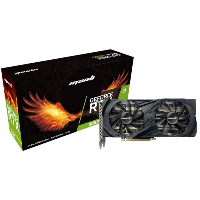 VGA Manli Geforce RTX 3060 12GB DDR6 - Manli RTX 3060 12GB