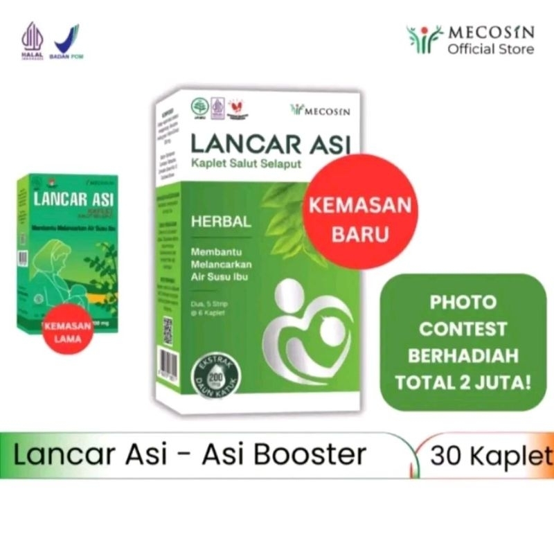 Lancar ASI ekstrak Daun Katuk kapsul Melancarkan ASI,