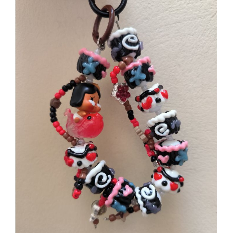 STRAP HP POPMART POPBEAN CRYBABY LUCKY CHARM / GANCI POPMART CRYBABY