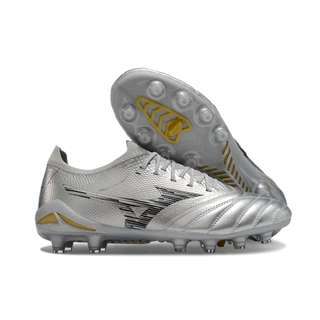 ( BISA COD ) SEPATU BOLA MIZUNO MORELIA NEO 4 BETA MADE IN JAPAN FG SILVER