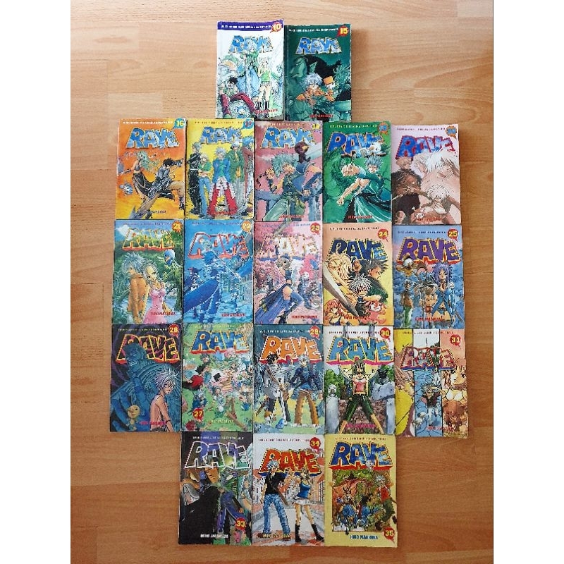 [HARGA BUNDLING] Komik RAVE (Hiro Mashima) Bundling Set 10-35 Preloved