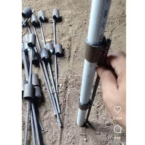 Tiang umbul2 Pegangan tiang umbul2 besi