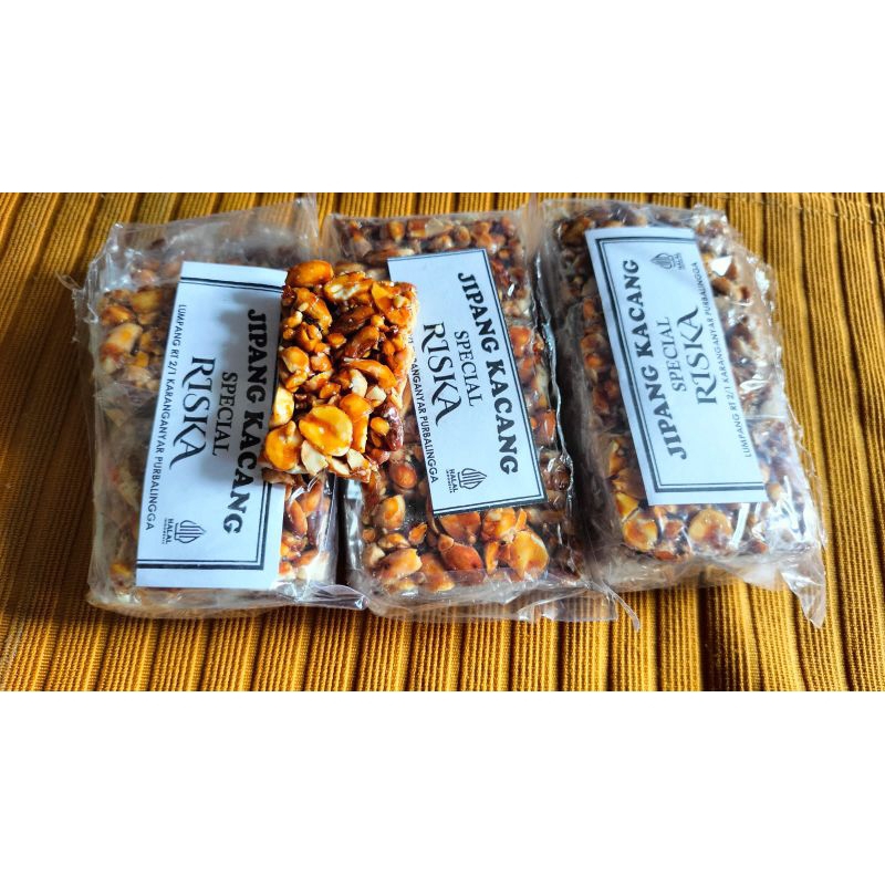 

Jipang Kacang Tanah Makanan Ringan Khas braling 150gram gurih