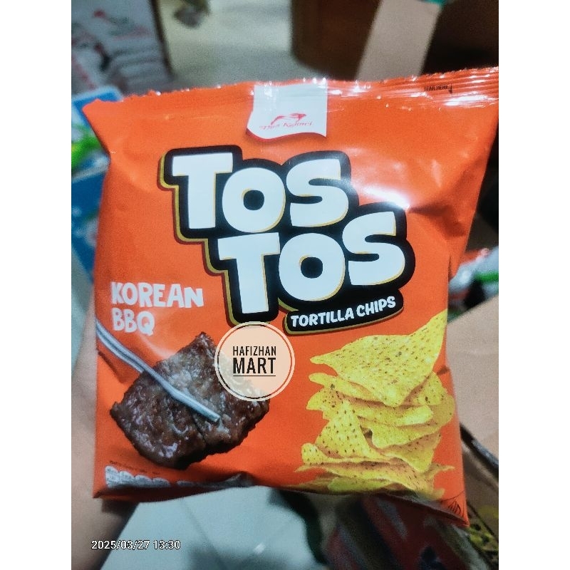 

Tos tos tortilla chips Korean bbq 25gr