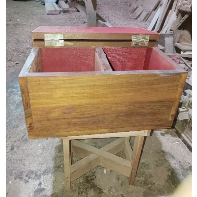 kotak kayu uang/perhiasan-kotak kayu jati original-kotak minimalis-kotak dengan karpet-kotak kayu ja