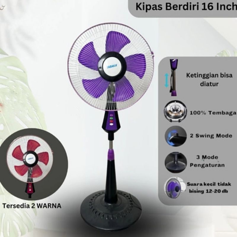 kipas angin berdiri 16 inch stand fan yasaka