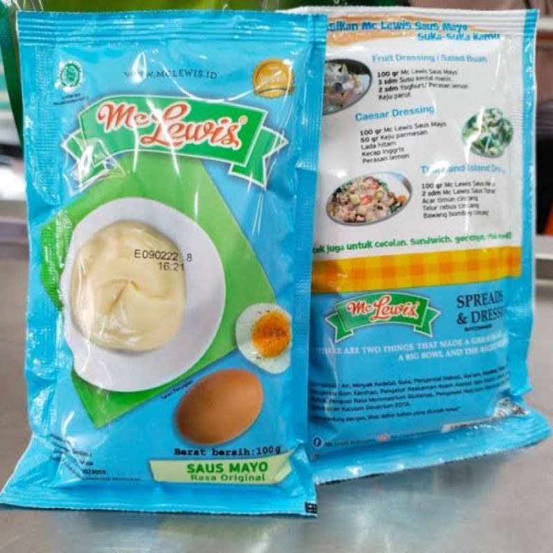 

Mc Lewis Original Mayonaise Sachet 5x100gr