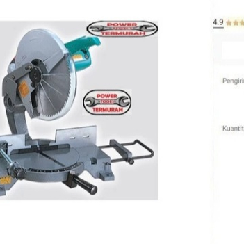 

Mesin Potong Aluminium MAKITA LS 1440 14" Mitre Saw Miter Saw LS1440