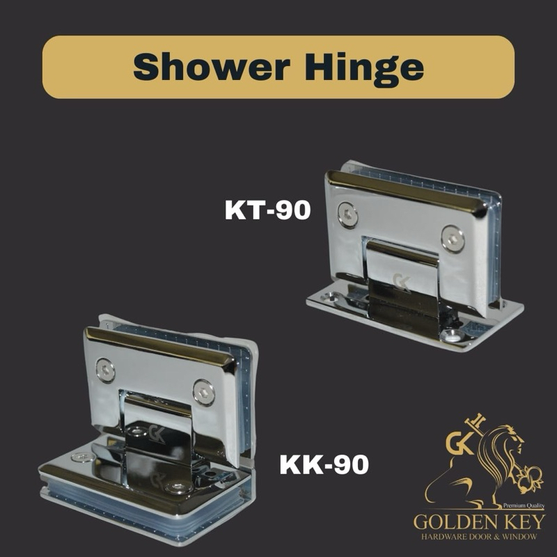 Kamar mandi jepit engsel klip kaca tempered konektor kaca kamar mandi | pintu kaca tempered | ENGSEL