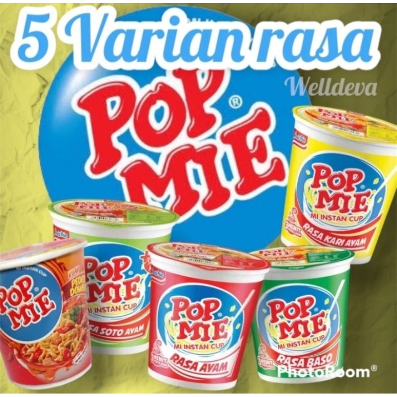 

Pop mie mi instan cup 1 dus isi 24 cup 75 gram