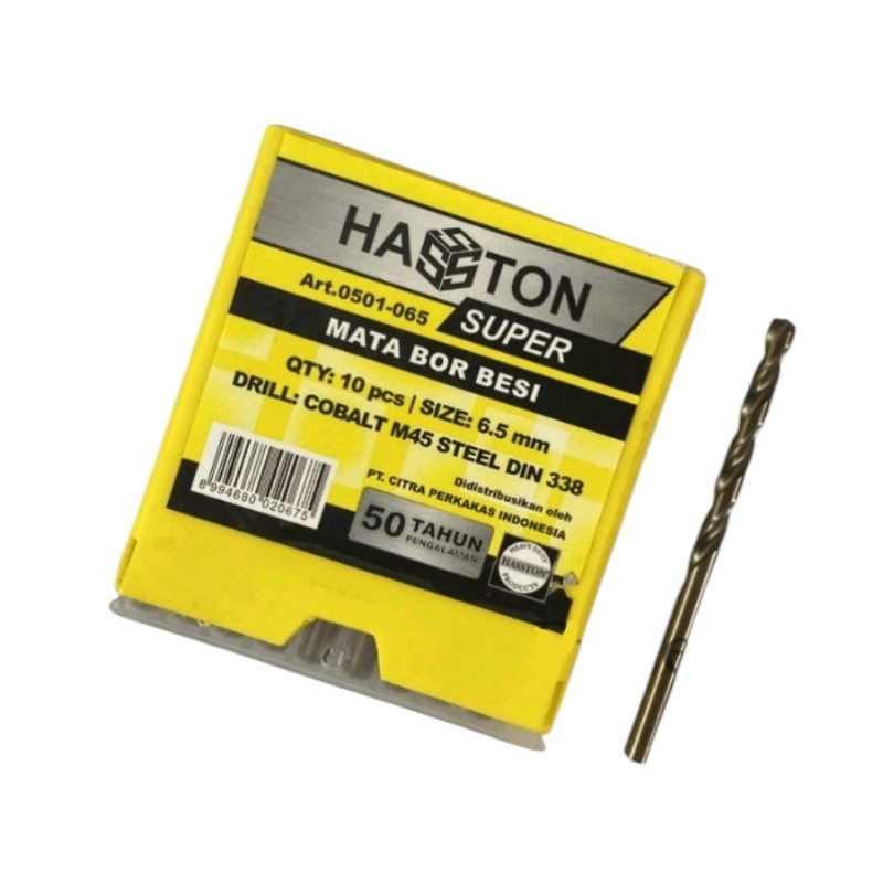 Mata Bor Besi 6.5 mm Hasston 6,5