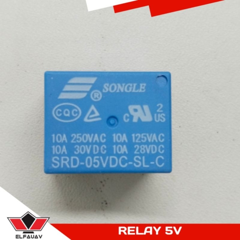 Relay 5V 10A Original Songle SRD - 05VDC-SL-C SRD-12VDC-SL-C SPin T73 DC Control Coil SL-C