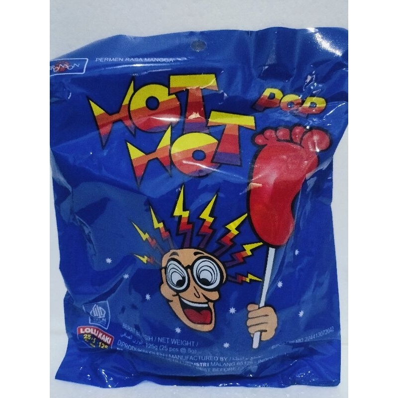 

Permen Hot Hot POP 125gr isi 25pc @ 5gr