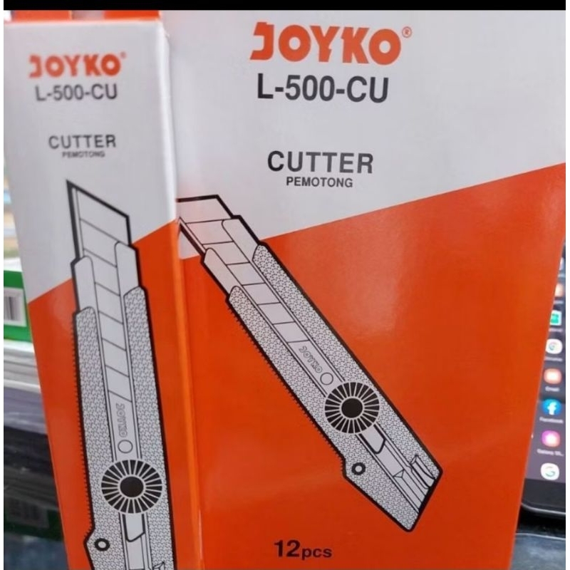 

CUTTER L-500CU JOYKO ( harga 12 pcs )