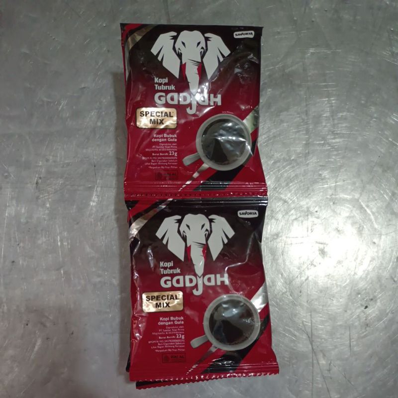 

Kopi Tubruk Gadjah Mix Renceng 10 Bks @ 23g