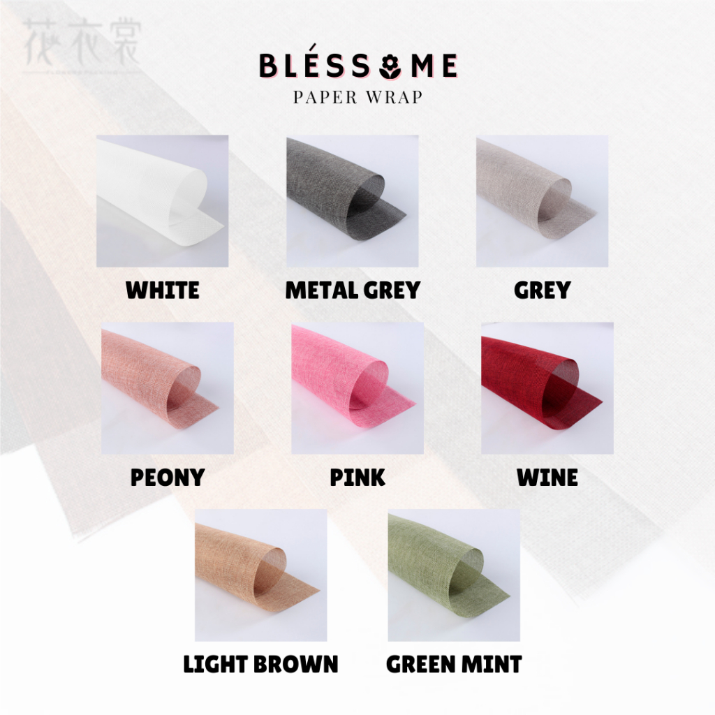 

(1 LEMBAR) Flower Wrapping Mesh Jute / Craft Jute / Kain Linen Goni / Kain Jute Jaring Kertas Buket Bunga Florist Cellophane Pembungkus Kertas Hand Bouquet