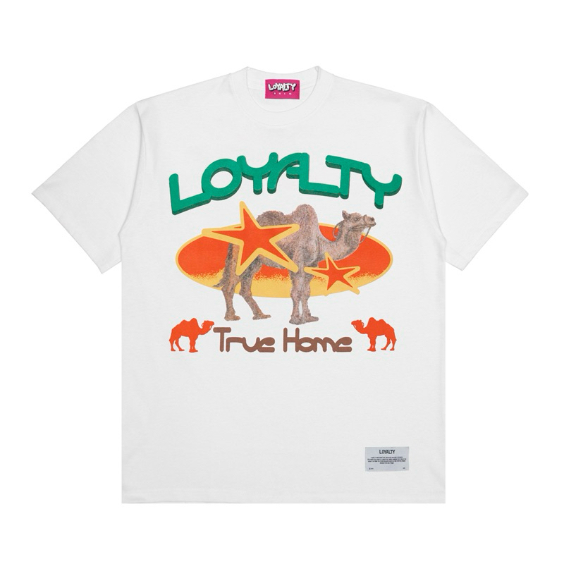 OVERSIZED T-SHIRT “CAMEL WHITE TEE” WHITE T-SHIRT (UNISEX)