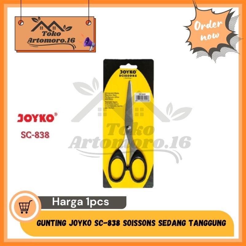 

Gunting JOYKO SC 838 Sedang Tanggung Scissors SC-838