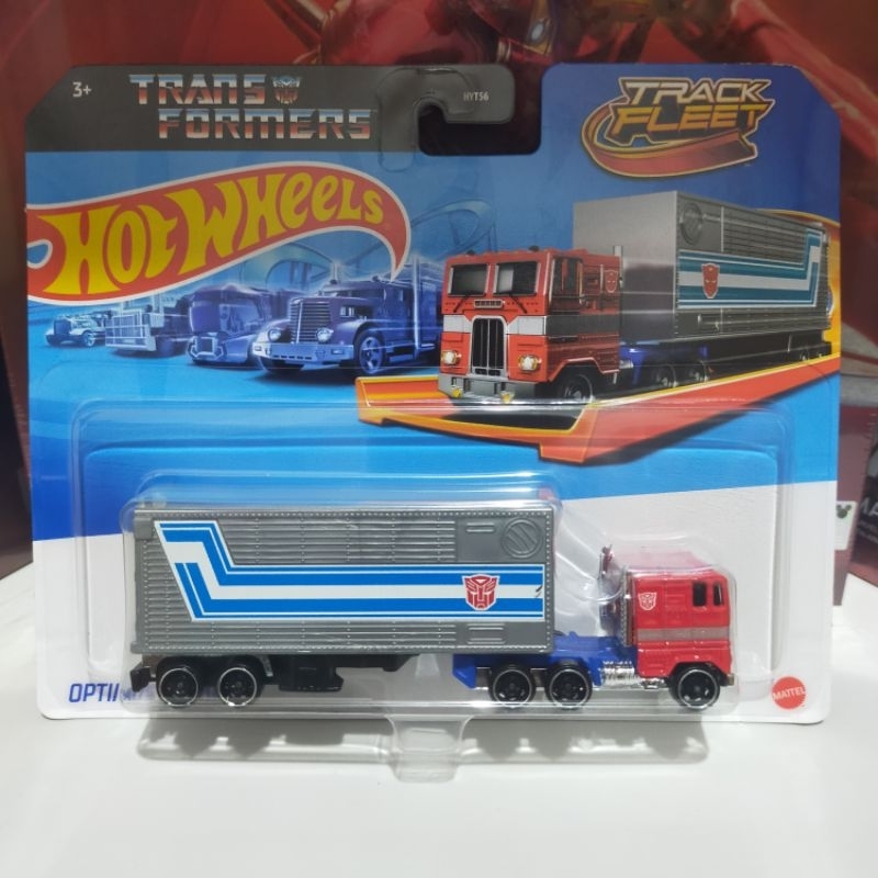 Hotwheels Track Fleet Diecast Transformers Optimus Prime